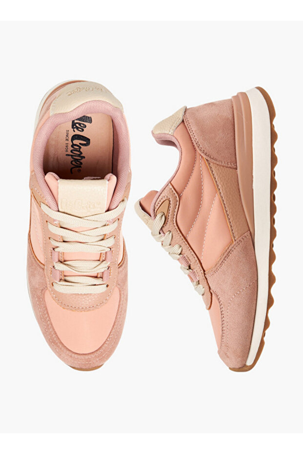 Women's Panelled Lace-Up Sneakers