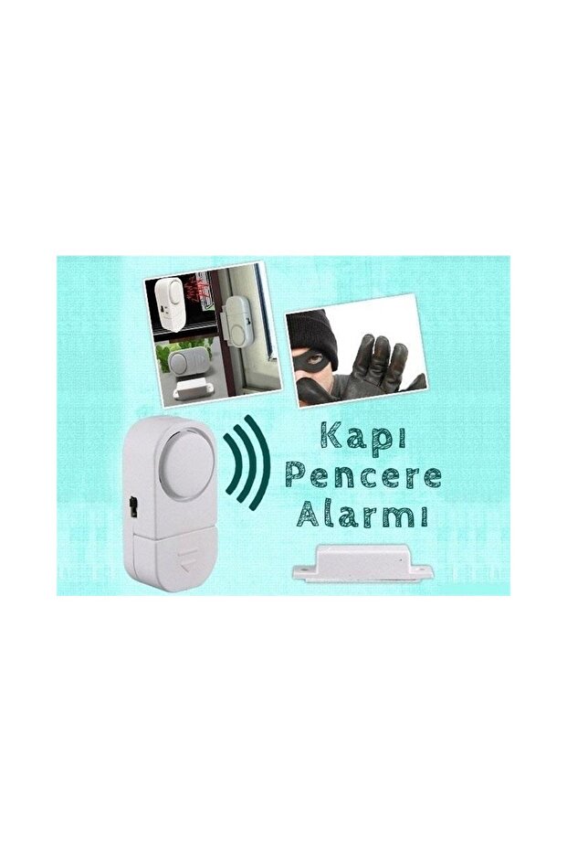 2 Adet Ofis Ve Iş Yeri Güvenlik Tedbiri Için Kablosuz Kapı pencere Alarmı Hırsız Alarmı Yüksek Ses - 6