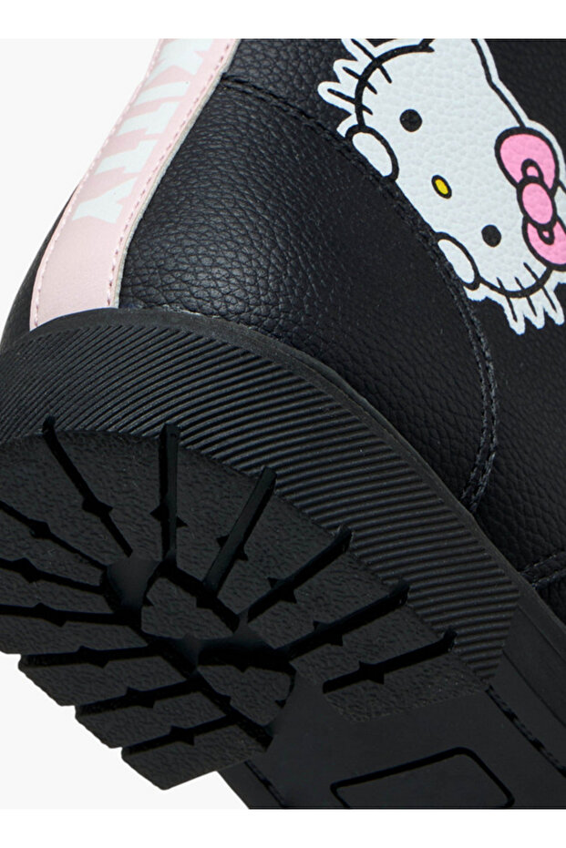 Printed Ankle Boots with Zip Closure - 4