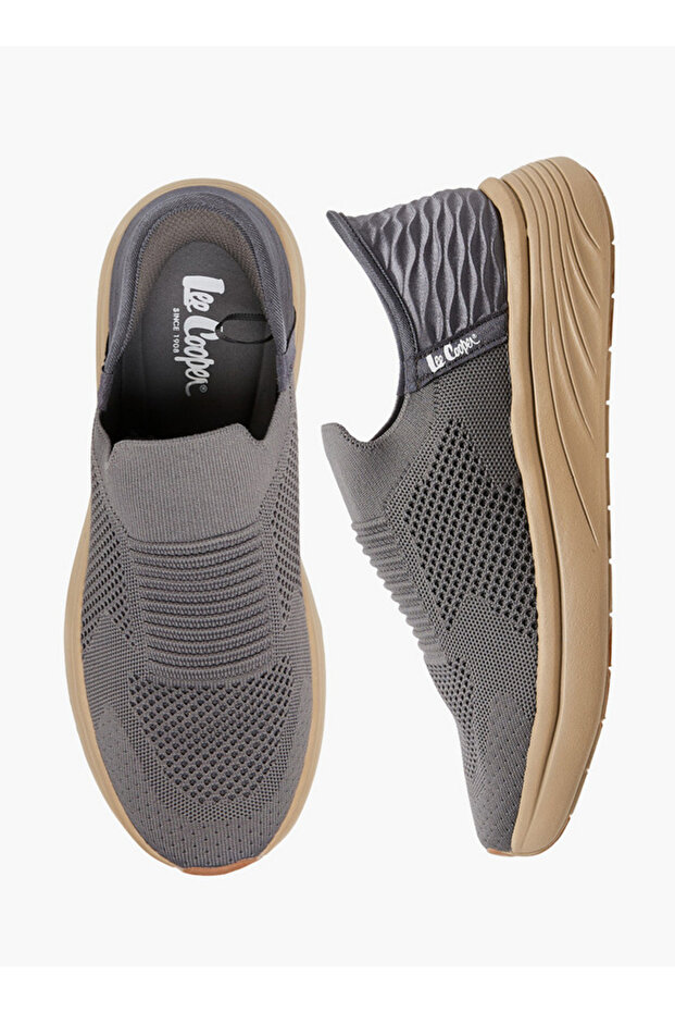 Men's Textured Slip-On Sneakers
