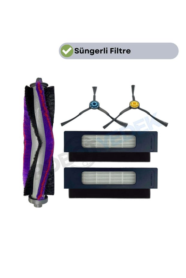 For Midea M7 M7 Pro S8 Plus Compatible Replacement Brush Filter Set-5 Pieces