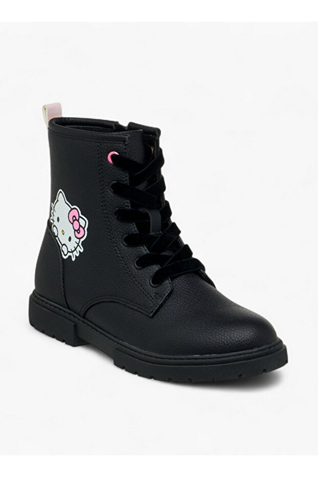 Printed Ankle Boots with Zip Closure - 2
