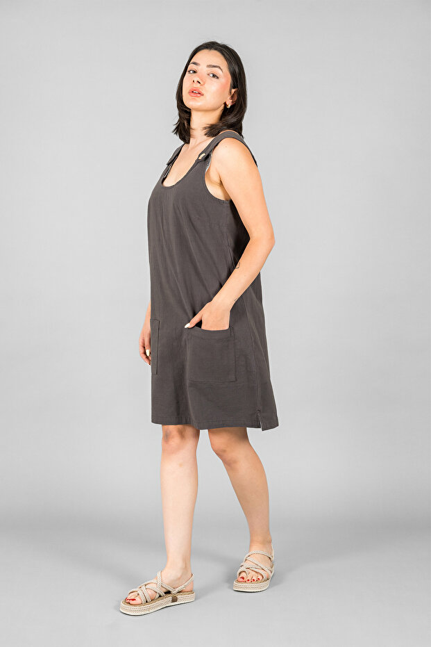 Clothed Linen Salopet with Straps
