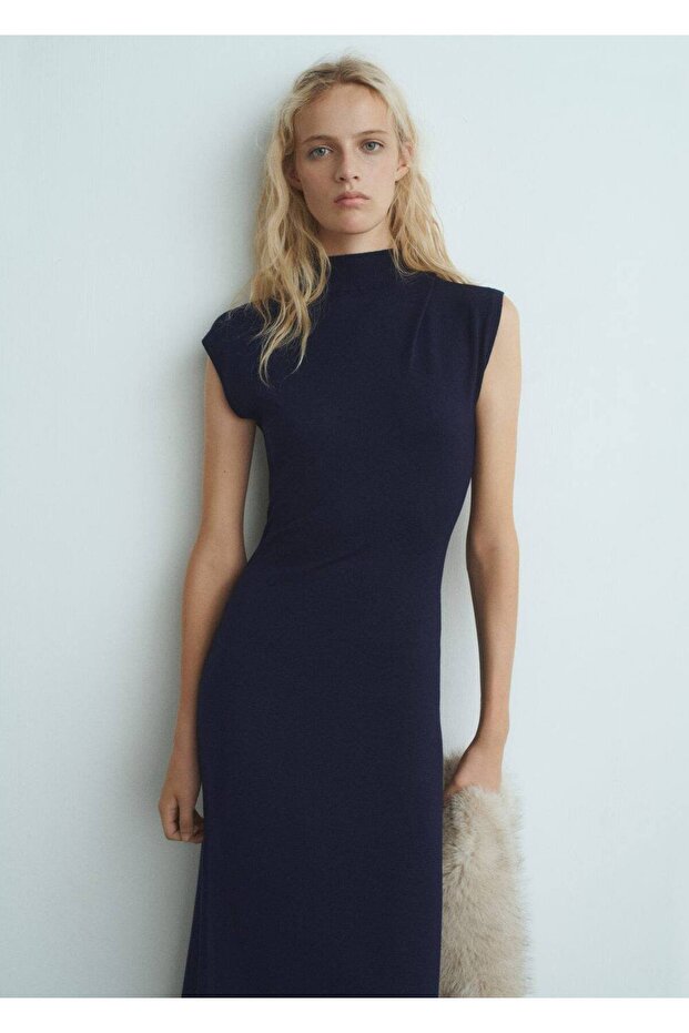 Perkins Knitwear Dress with collar