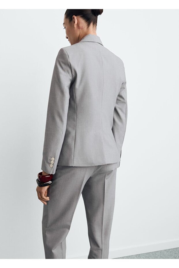 Bedene oturan blazer ceket - 4