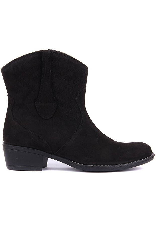 - Black Nubuck Women's Boots 105-2598-Venus