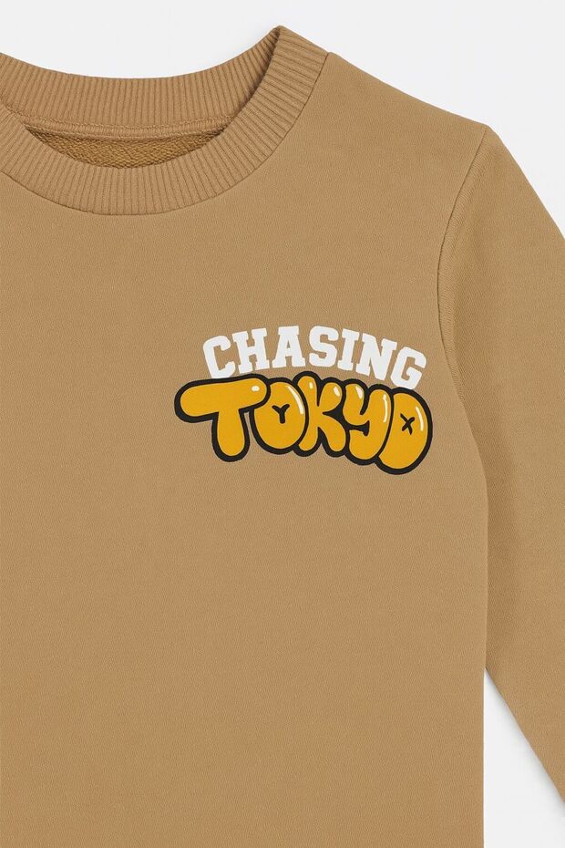 Tokyo Printed Two String Tracksuit Set - 5