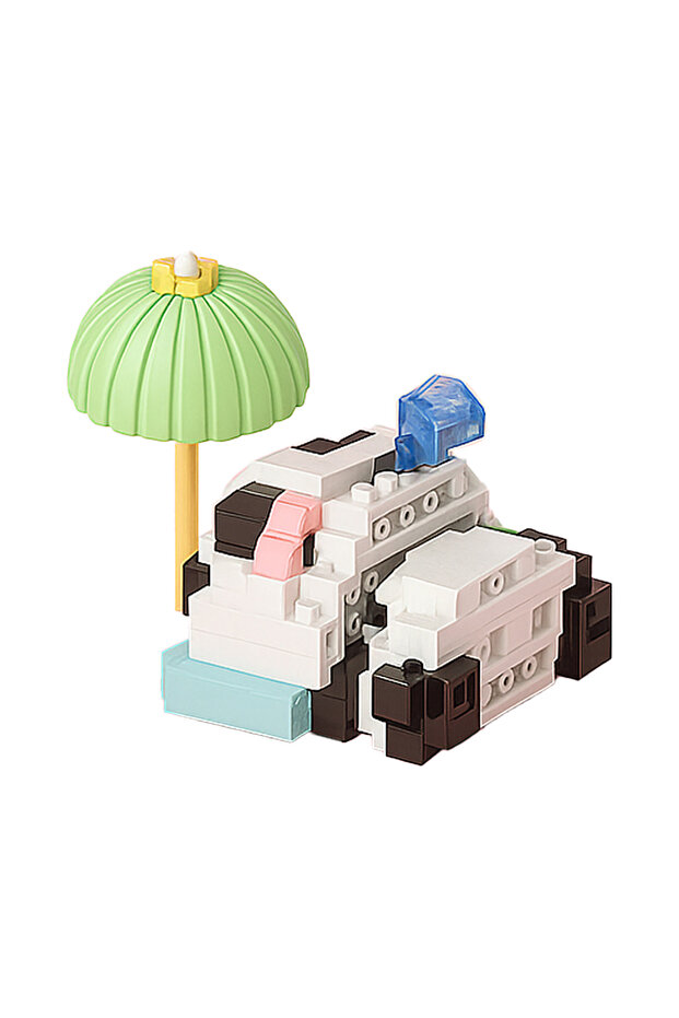 Panda 3 Model Karakter Figürü 3D Yapı Oyuncakları - 2