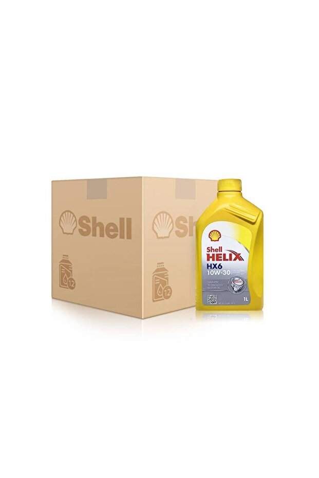 علبة زيت محرك Helix 10W-30 HX6 (12 × 1 لتر)