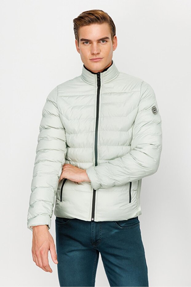 Erkek Mint Yeşil Mont - 2