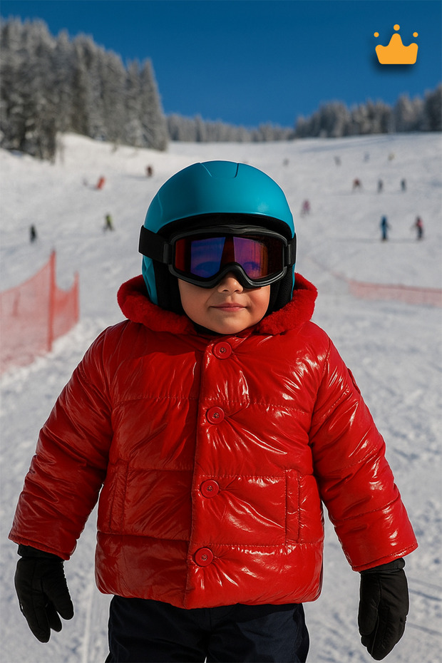 Hooded Water and Windproof Girl's Boy's Puffer Jacket 13441