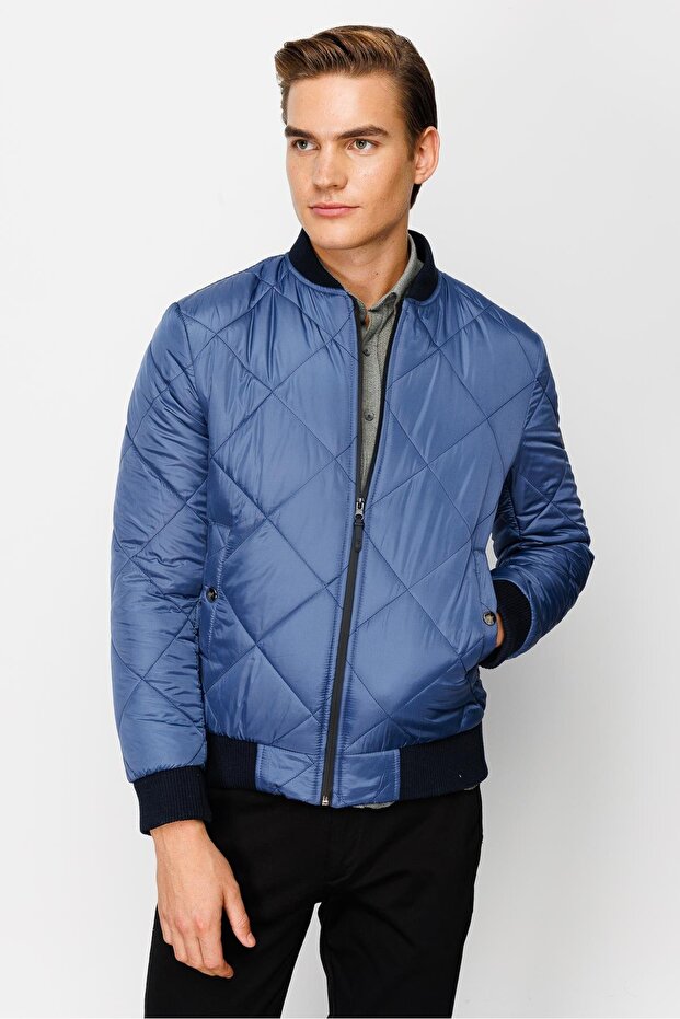 Erkek İndigo Mont - 1