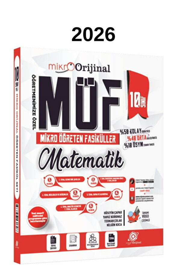 Orijinal Mikro 10. Sınıf Matematik MÖF Mikro Öğreten Fasiküller Fenomen Seçimi - 3