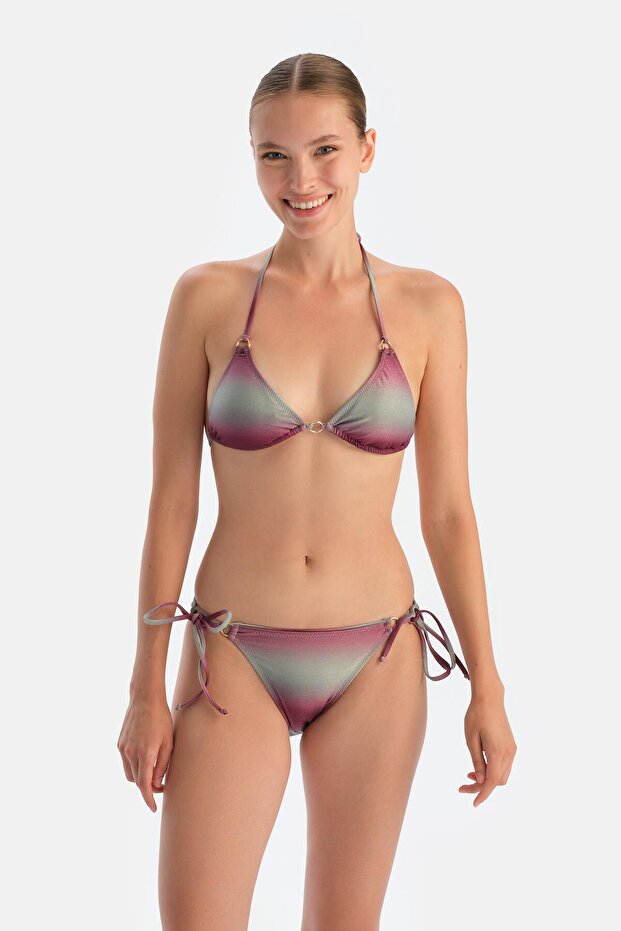 Multicolor Spagetti Bikini Alt - 4