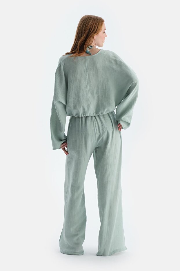 Mint Yeşili Pantolon - 3