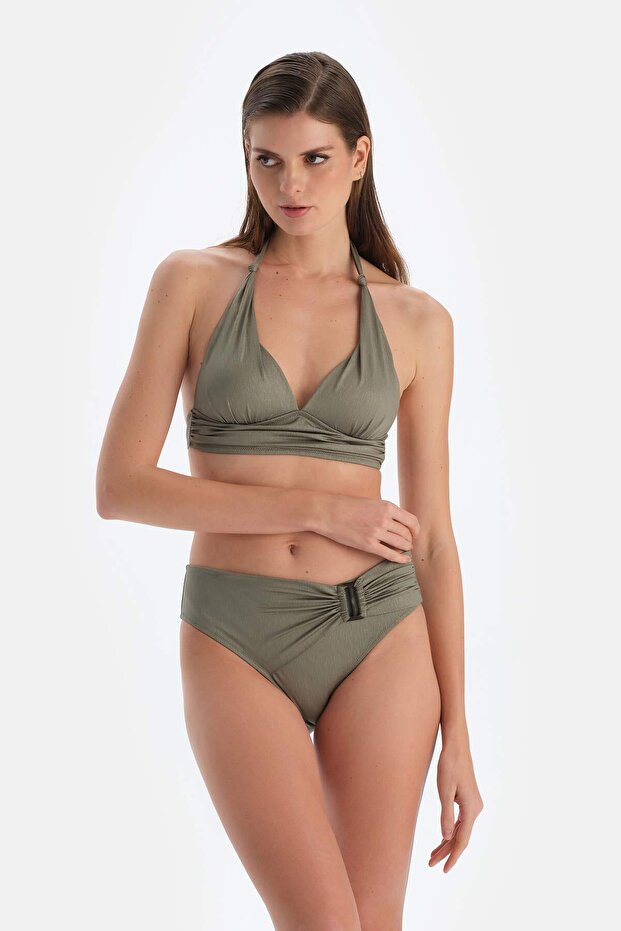 Haki Normal Bel Bikini Alt - 4