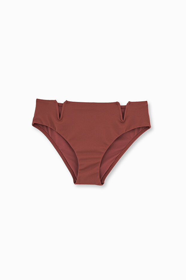 Kahve 6 cm Bikini Alt - 7