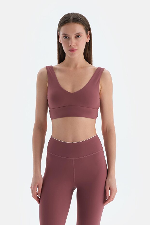 Plum Women's Thick Strap Sports Bra