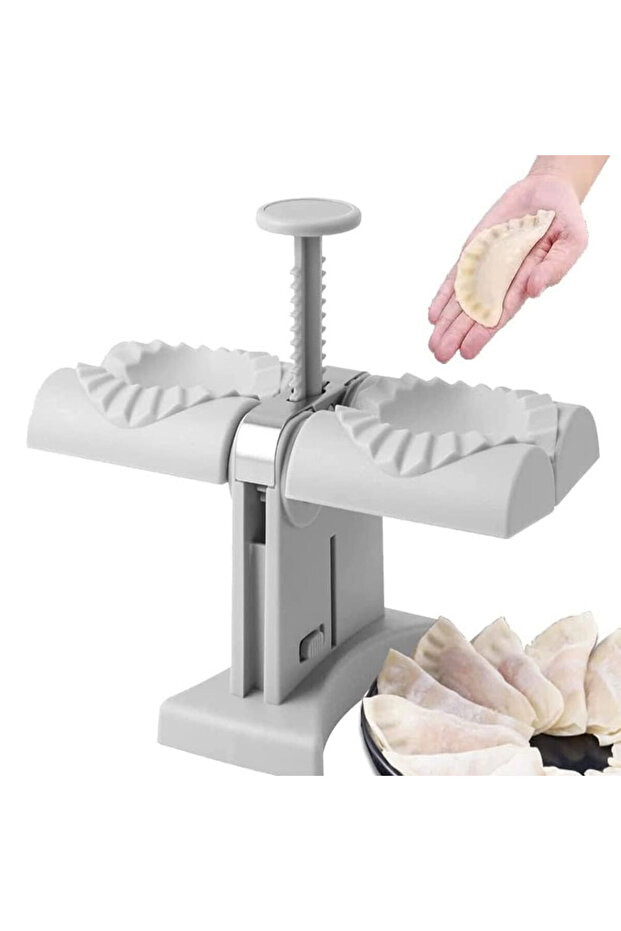 Automatic Dumpling Maker Simple Fast Double Head Dumpling Mold Hand Pressed Pancake Maker - 8
