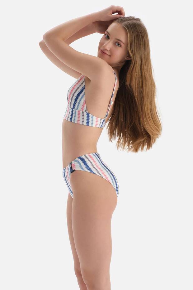 Pembe-Mavi Normal Bel Bikini Altı - 3