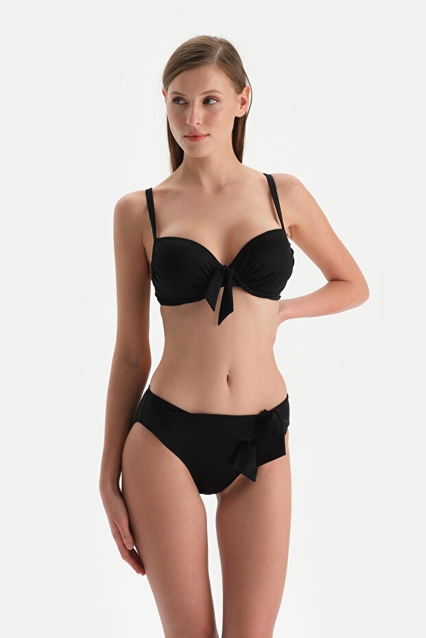 Siyah Kaplı Bikini Üst - 4