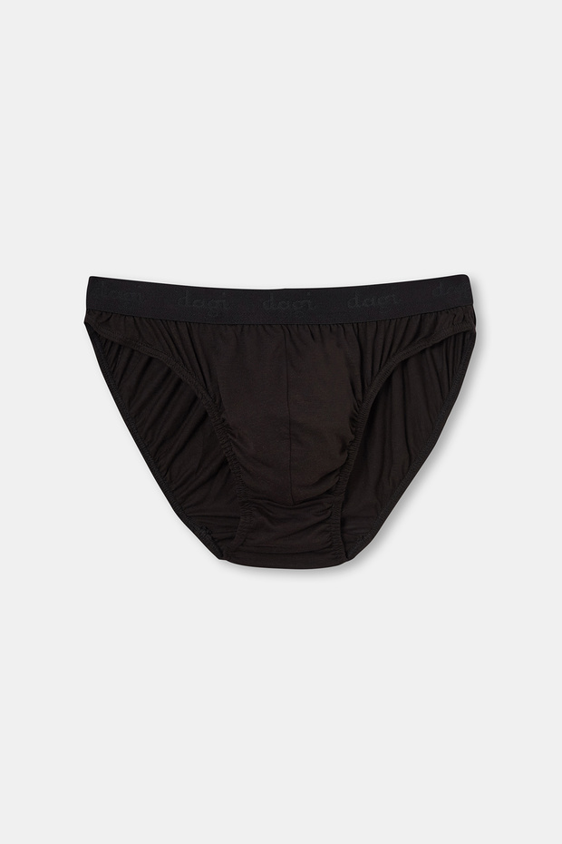 Black Modal Slip Panties