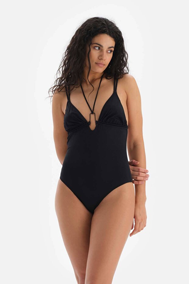 Siyah Üçgen Mayo - 6