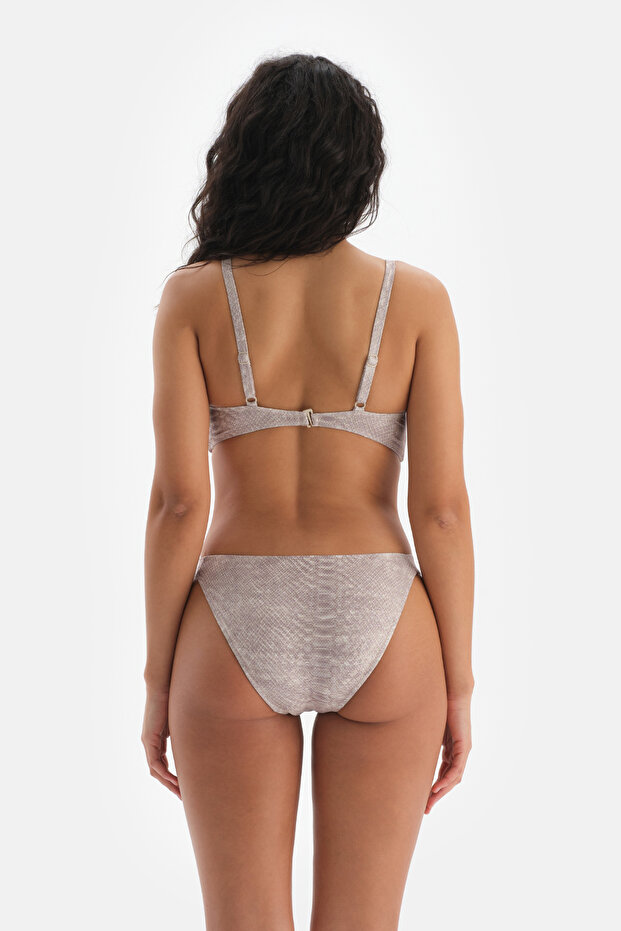 Beżowe brazylijskie bikini Altı - 2