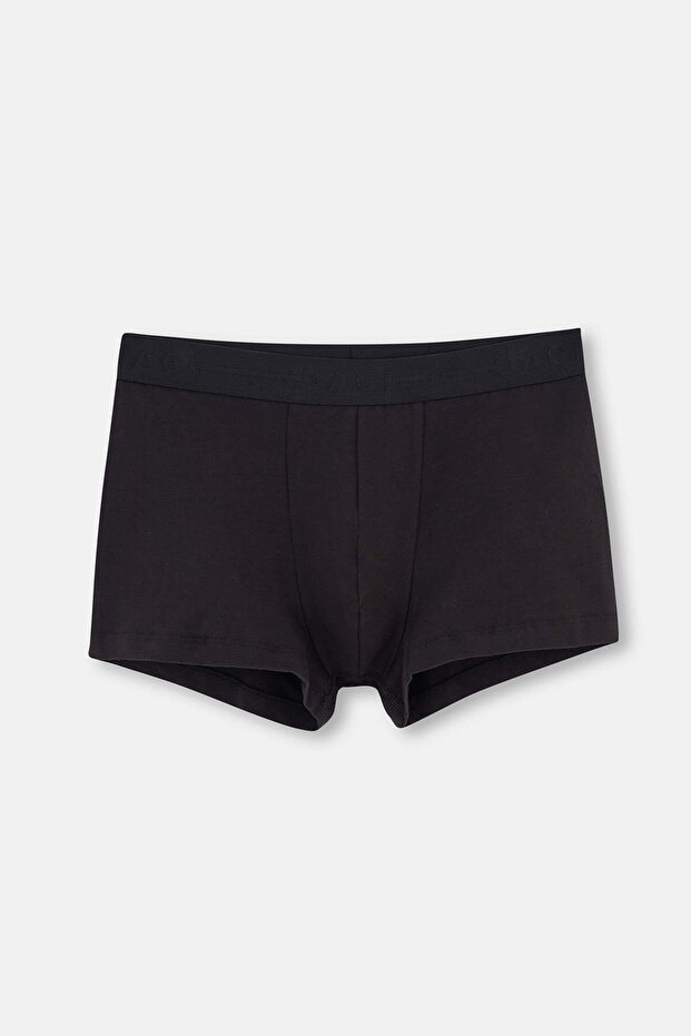 Siyah Compact Düz Boxer - 1
