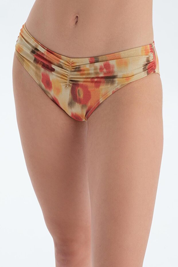 Multicolor Düşük Bel Bikini Alt - 5
