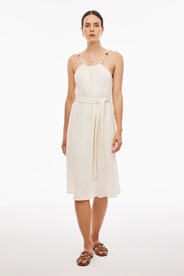 Eternal Elbise 3455 Açık Bej - 2