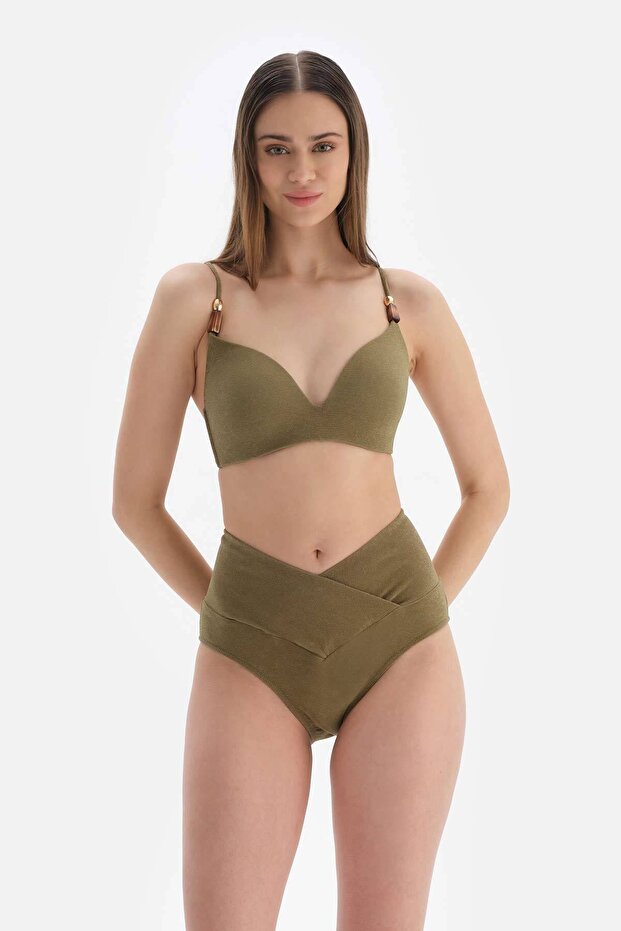 Yeşil Kaplı Bikini Üstü - 2