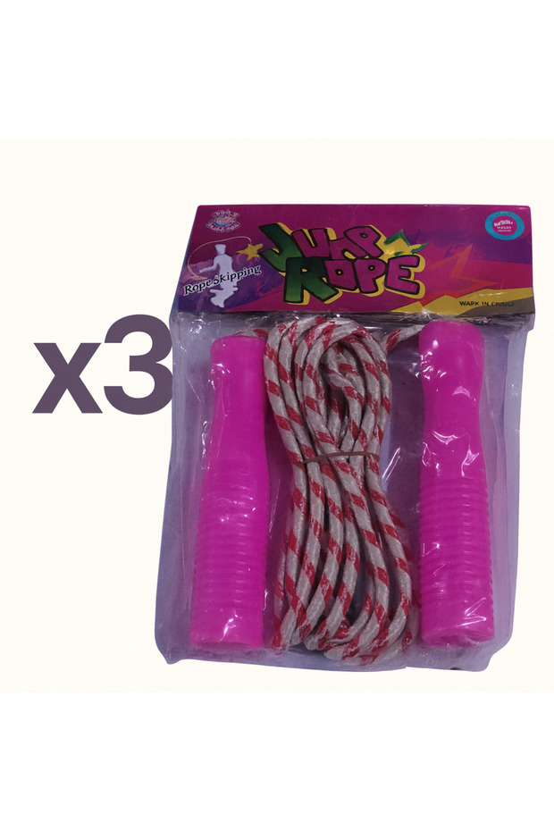 حبل قفز لون وردي - 1