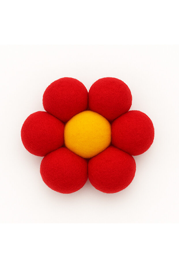 Pompom-Daisy-Flower-Souvenir-Set of 10 Decorative Handmade Flower