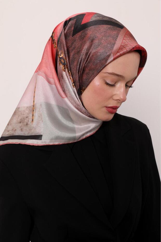 وشاح كريستال لامع بنمط - 1