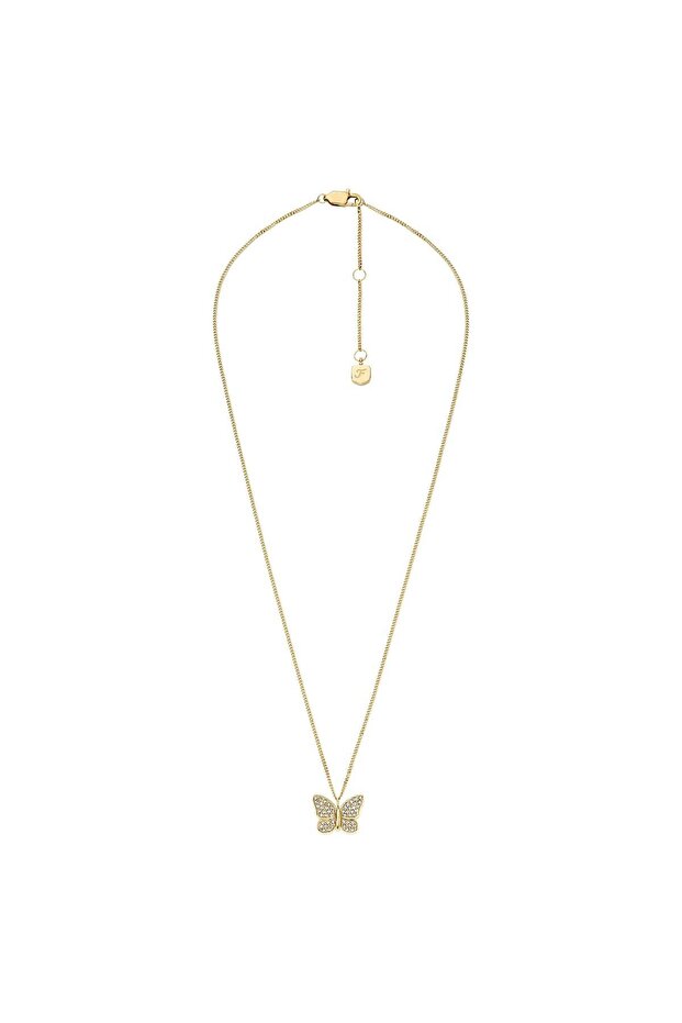 JF04920-710 Kelebek Kadın Kolye - 1