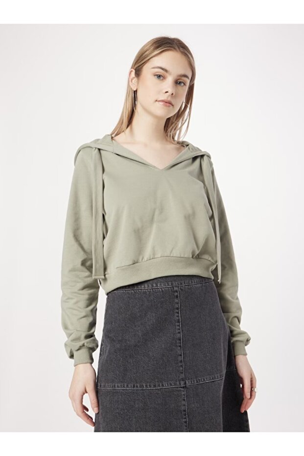 Bluză de molton Hellen verde - 1