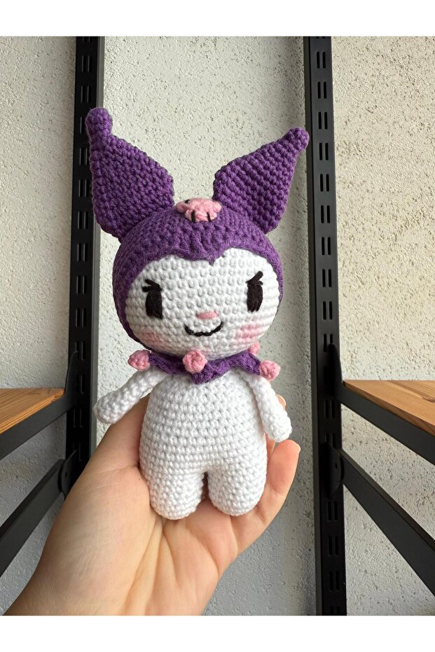 Kuromi Örgü Bebek 18 CM - 2