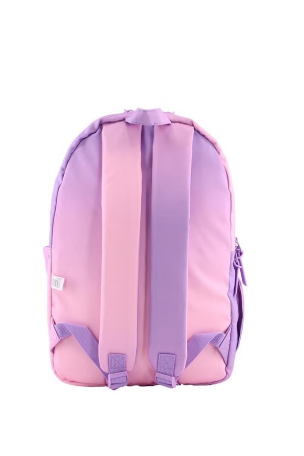 حقيبة ظهر كلاسيكية باللون الأزرق البحري مع ملحق - 3