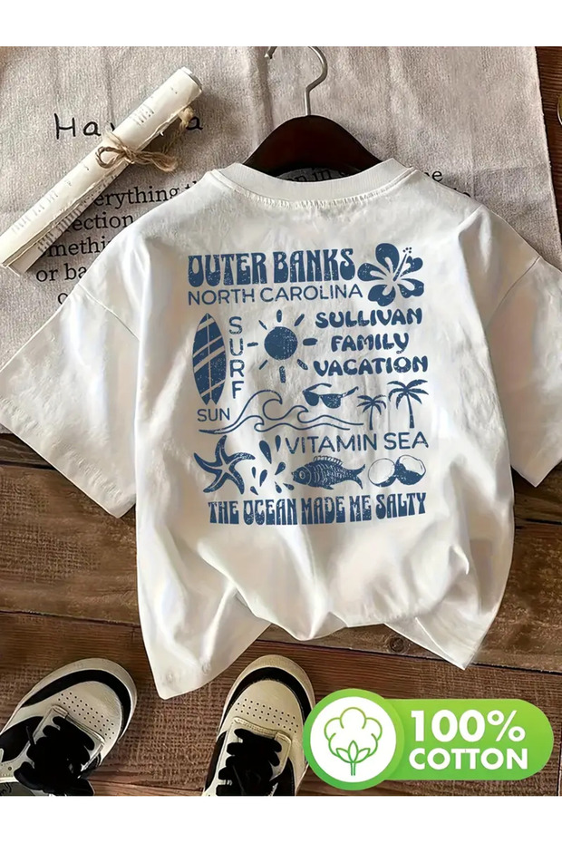 Günlük Kısa Kollu Genç Oversize Tshirt - 2