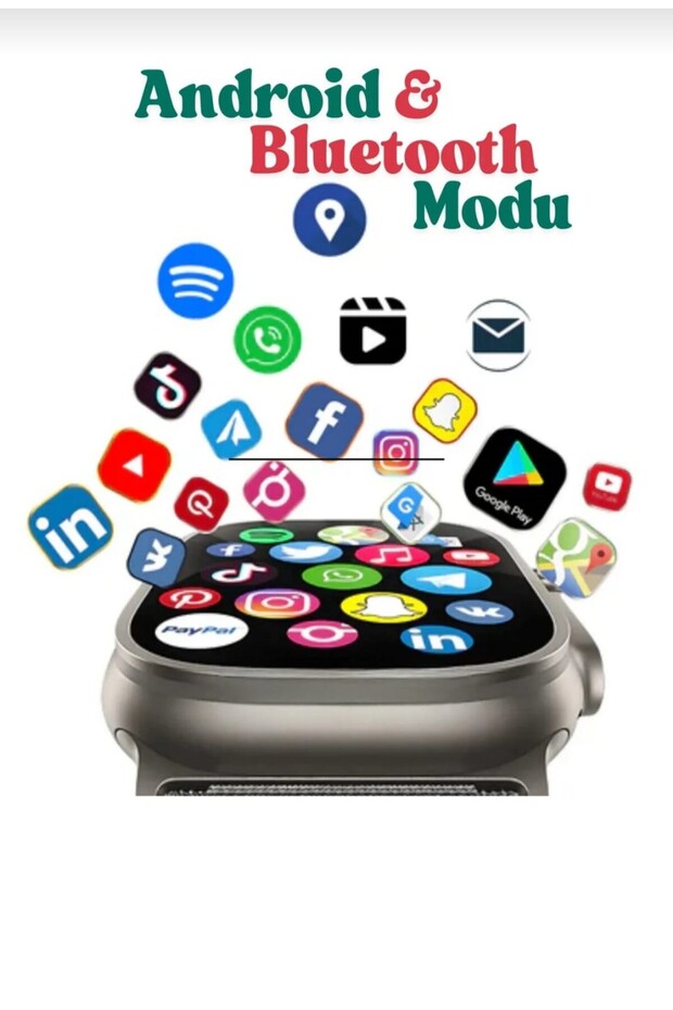 TEKNO KAAN V16 PRO MAX ANDROİD MODLU AKILLI SAAT - 2