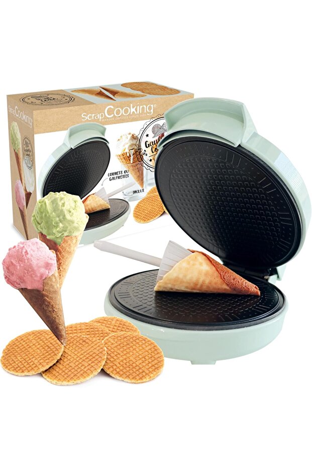 Wafers & Ice Cone Maker - Wafers & Cornet Factory - 2-in-1 Wafers & Tiles Maker - Bak - 1