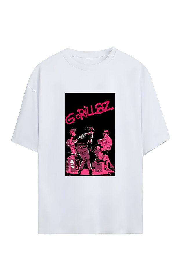 Gorillaz Unisex Oversize Cotton T-Shirt