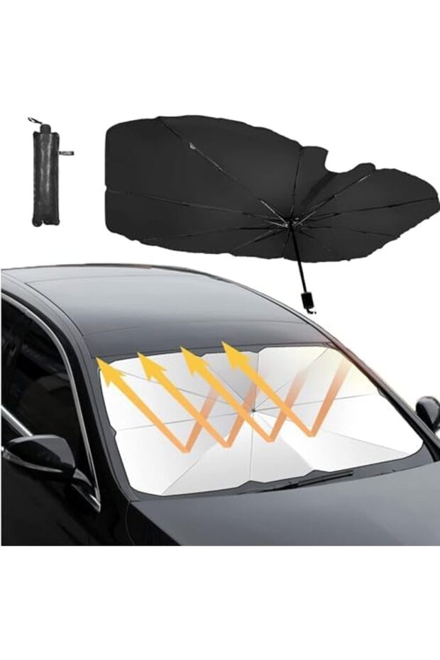 Car Shade Umbrella Windshield Foldable Reflective Visor