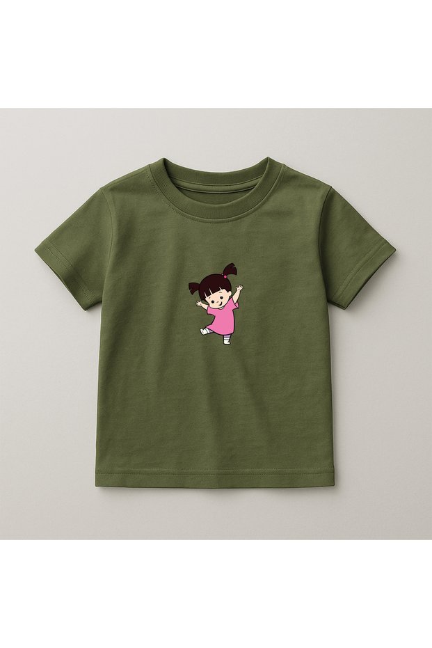 Monsters Crew Neck 100% Cotton Printed Short Sleeve Children's and Teenage T-Shirt