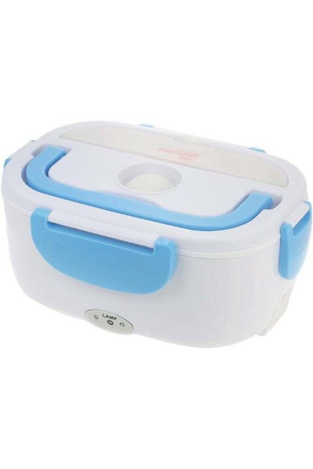 Electric Lunch Box Portable Electric Heating Food Container with Spoon Food Warmer