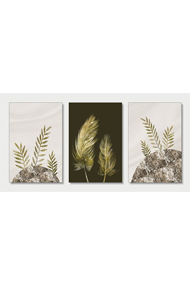 Amazing | Feather and Wheat Soft Model | Plexiglass Framed Mdf Plksmdf - 2