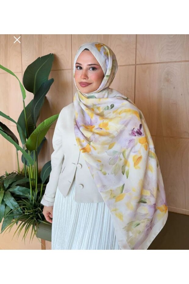 سلسلة إلهام من الشالات الناعمة القطنية المنقوشة من Mineleşarp
