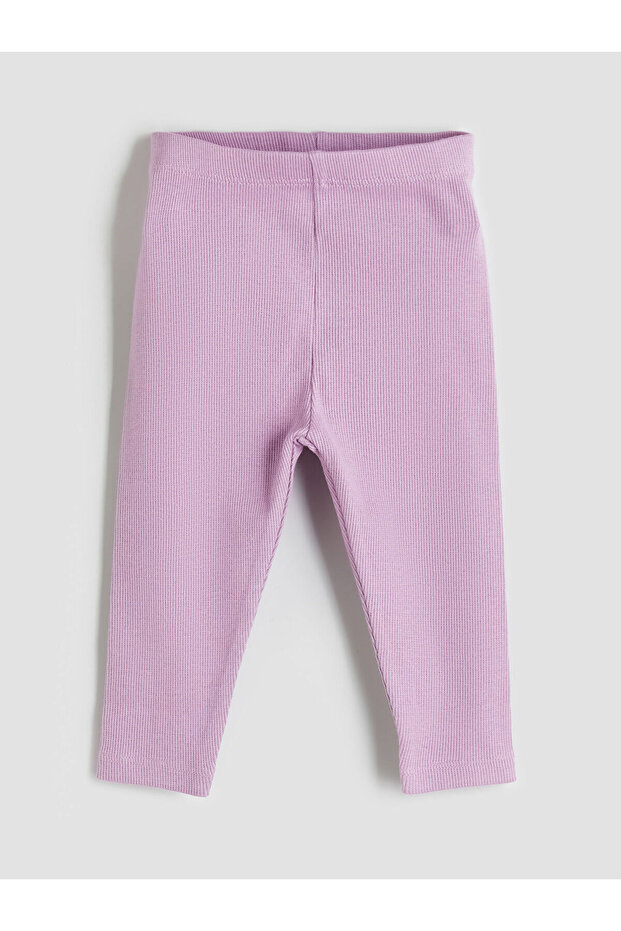 Bebe Yaka Çiçekli Kız Bebek Bluz ve Tayt 2'li - 3