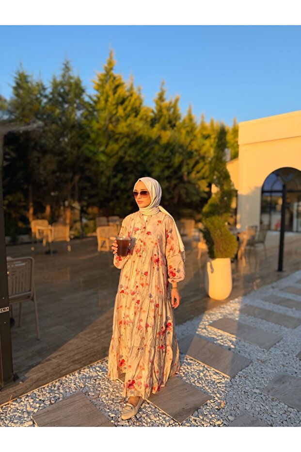 Bahar Pamuklu Elbise - 2